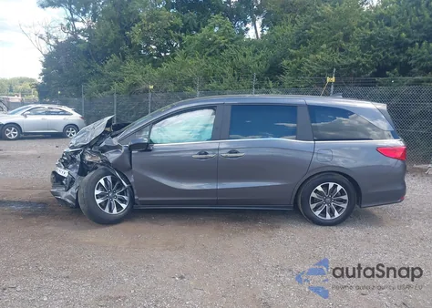 2024 Honda Odyssey Ex-L z USA, uszkodzony, nr VIN 5FNRL6H68RB075246